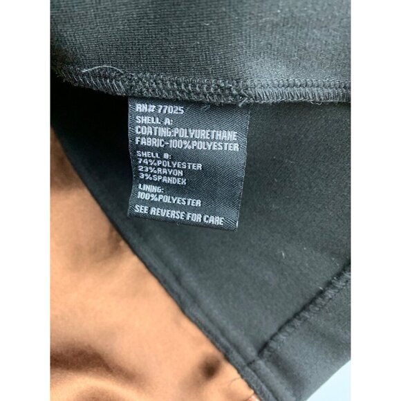 G By Giuliana Womens Faux Leather & Polyester Colorblock Jacket S - Picture 5 of 6